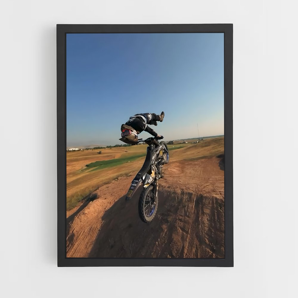 Poster Tricks & Thrills – affiche Motocross freestyle (vue 2)